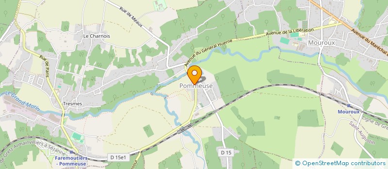 localisation de l'entreprise CROC'LIVRES POMMEUSE  POMMEUSE