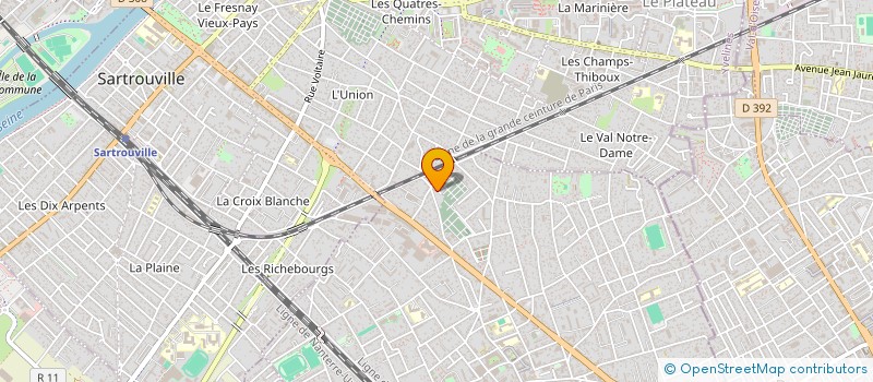 localisation de l'entreprise CROC'LOISIRS à HOUILLES