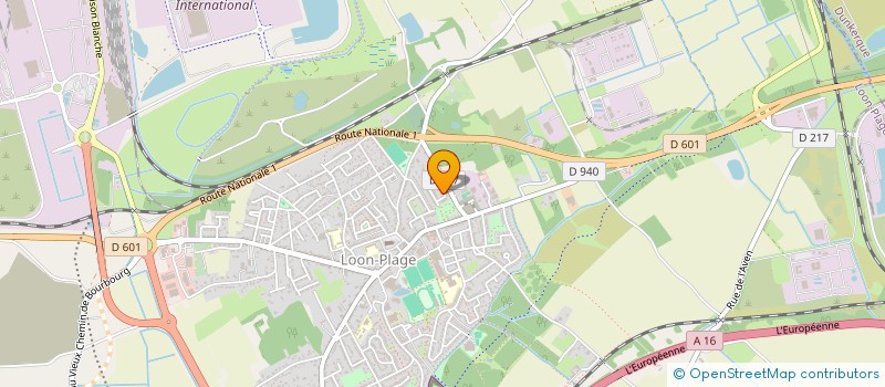 localisation de l'entreprise CROC'NOTES STREET BAND  LOON-PLAGE