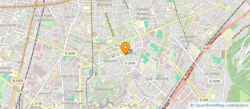 localisation de l'entreprise CROC OREILLE  GRENOBLE