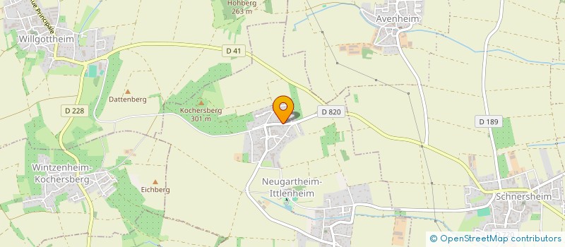 localisation de l'entreprise CROC'QUENOTTES  NEUGARTHEIM ITTLENHEIM