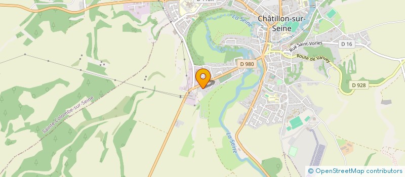 localisation de l'entreprise CROC-REMPARTS  CHATILLON-SUR-SEINE