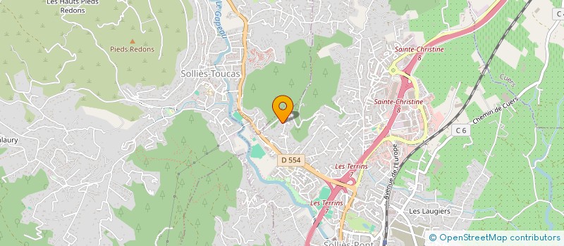 localisation de l'entreprise CROCE  SOLLIES-PONT