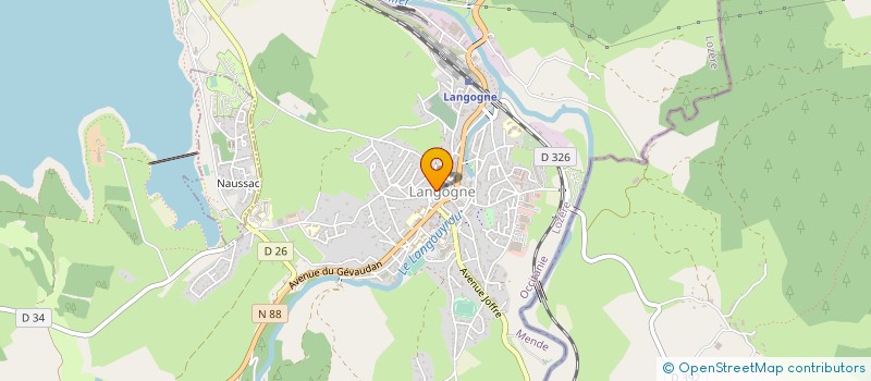 localisation de l'entreprise CROCH ET FIL à LANGOGNE