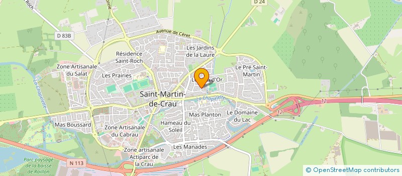 localisation de l'entreprise CROCH'N DO à SAINT-MARTIN-DE-CRAU