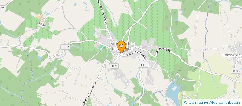 localisation de l'entreprise CROCHEMORE  VILLEFRANCHE-DE-LONCHAT