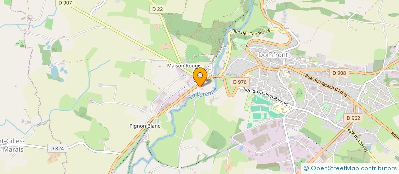 localisation de l'entreprise CROCHER ALEXANDRE à DOMFRONT EN POIRAIE