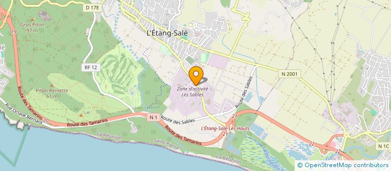 localisation de l'entreprise CROCI OCEAN INDIEN SAS à L'ETANG-SALE