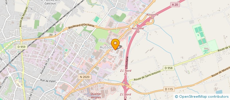 localisation de l'entreprise CROCMONTAUBAN  MONTAUBAN