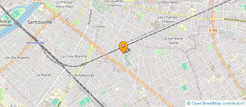 localisation de l'entreprise CROCO ET CO  HOUILLES