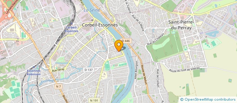 localisation de l'entreprise CROCO N'LIGI à CORBEIL-ESSONNES