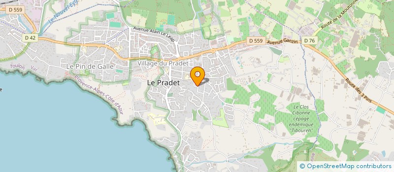 localisation de l'entreprise CROCO-RIDER à LE PRADET