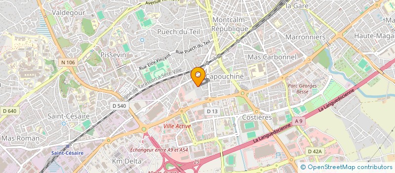 localisation de l'entreprise CROCO SABLEUR  NIMES