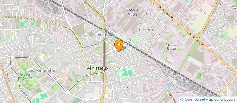 localisation de l'entreprise CROCODILE RIVER  VENISSIEUX