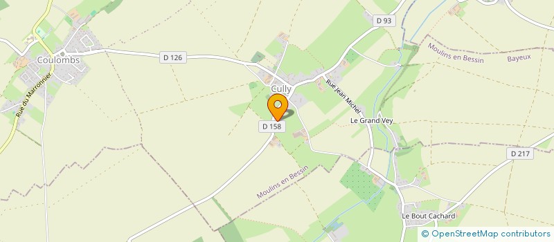 localisation de l'entreprise CROCOFRUITS  MOULINS-EN-BESSIN