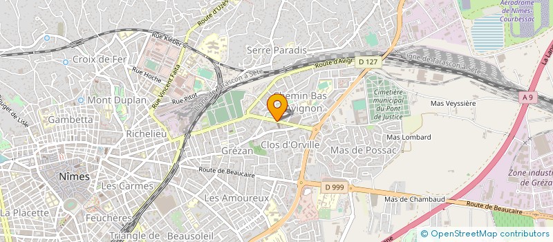 localisation de l'entreprise CROCOP à NIMES
