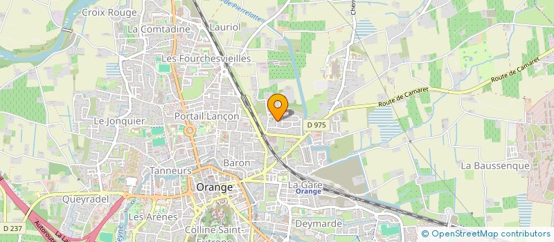 localisation de l'entreprise CROCORANGE à ORANGE