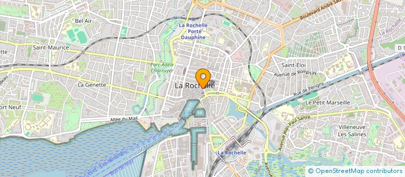 localisation de l'entreprise CROCOS CLUB  LA ROCHELLE