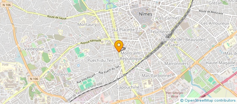 localisation de l'entreprise CROCOS SENIORS à NIMES