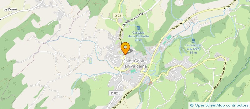localisation de l'entreprise CROCQUODIS à SAINT-GEOIRE-EN-VALDAINE