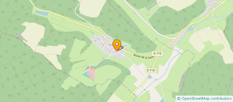 localisation de l'entreprise CROCS BLANCS SAS  MIDREVAUX