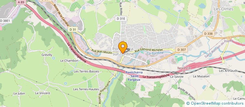 localisation de l'entreprise CROCUS  VINDRY-SUR-TURDINE