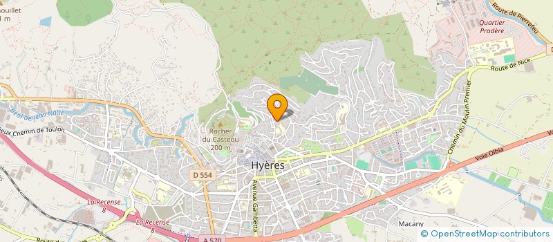 localisation de l'entreprise CROCUS à HYERES