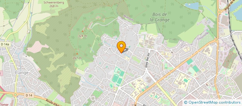 localisation de l'entreprise CROCUS à THIONVILLE
