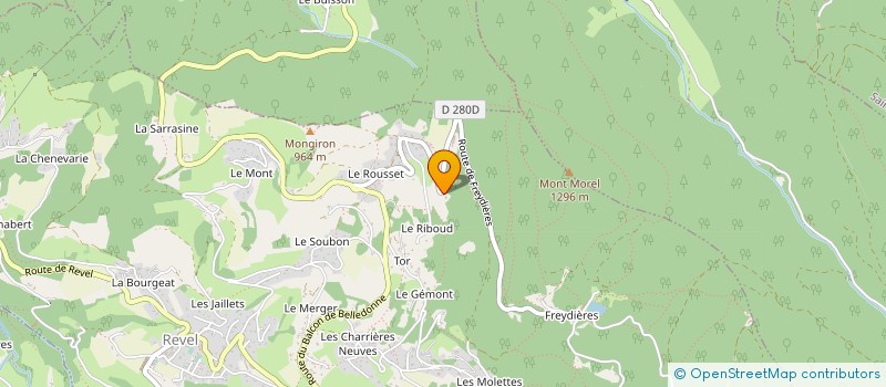 localisation de l'entreprise CROCUS  REVEL