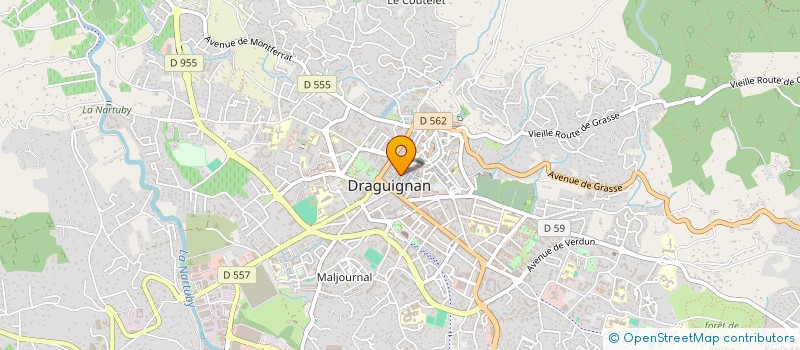 localisation de l'entreprise CROCUS ET APOLLON  DRAGUIGNAN