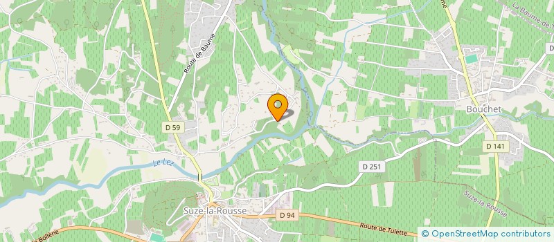 localisation de l'entreprise CRODIS à SUZE-LA-ROUSSE
