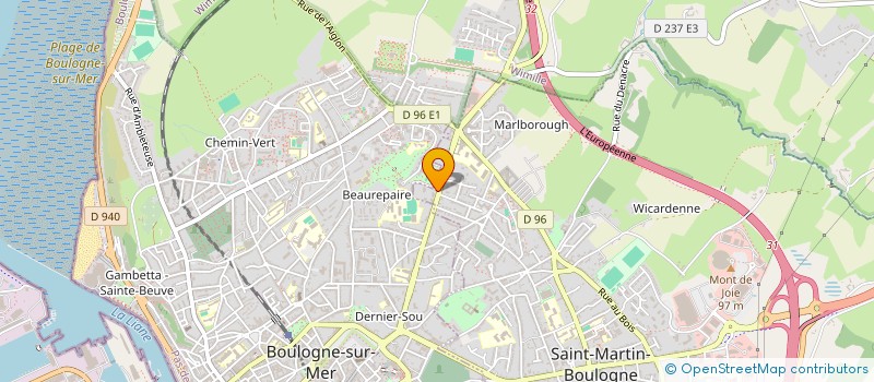 localisation de l'entreprise CROGIEZ-LANDRECIES à SAINT-MARTIN-BOULOGNE