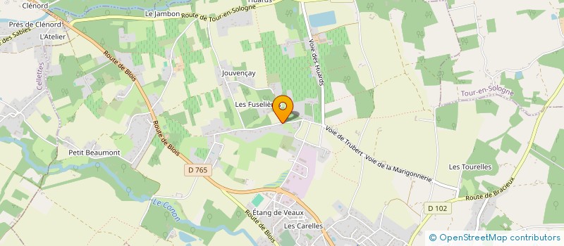 localisation de l'entreprise CROHENCROHENBROUILLARD  COUR-CHEVERNY