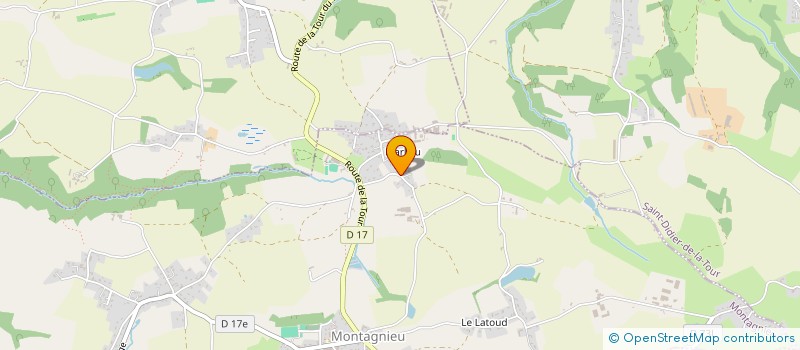 localisation de l'entreprise CROIBIER ET FILS  ROCHETOIRIN