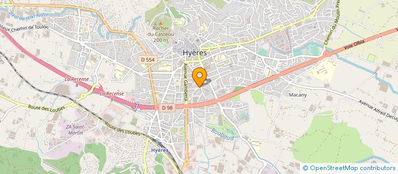 localisation de l'entreprise CROIS'HYERES à HYERES