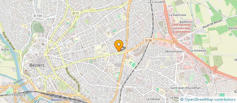 localisation de l'entreprise CROIS SENS 20 à BEZIERS