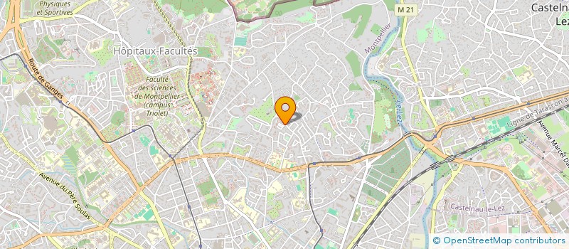 localisation de l'entreprise CROIS-SENS à MONTPELLIER