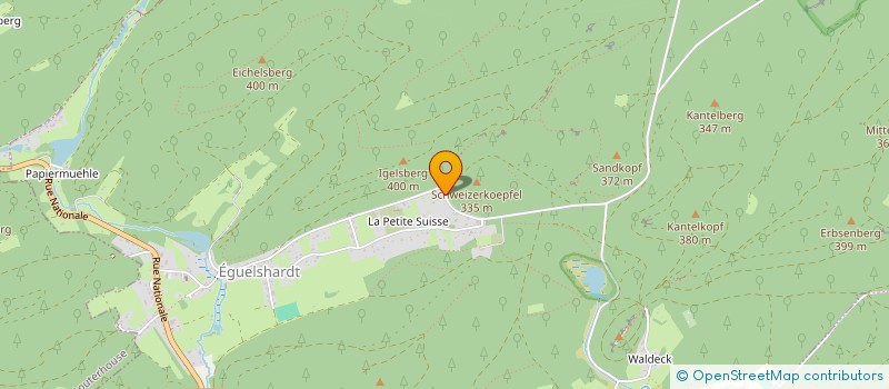 localisation de l'entreprise CROISADE EUCHARISTIQUE  EGUELSHARDT