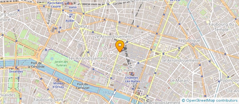 localisation de l'entreprise CROISALU SERCLAM à PARIS
