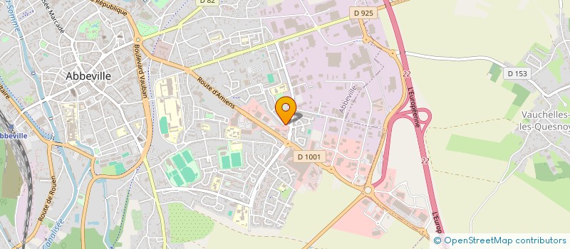 localisation de l'entreprise CROISE ANSARD IMMOBILIER à ABBEVILLE