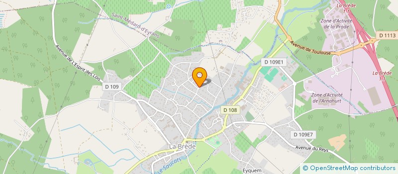 localisation de l'entreprise CROISE LAROCHE  LA BREDE