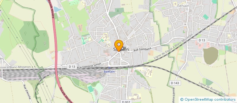 localisation de l'entreprise CROISEE  SOMAIN