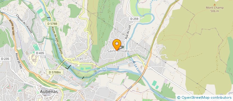 localisation de l'entreprise CROISENO  CHASSIERS