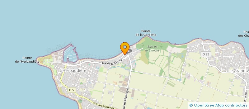 localisation de l'entreprise CROISENS à NOIRMOUTIER-EN-L'ILE