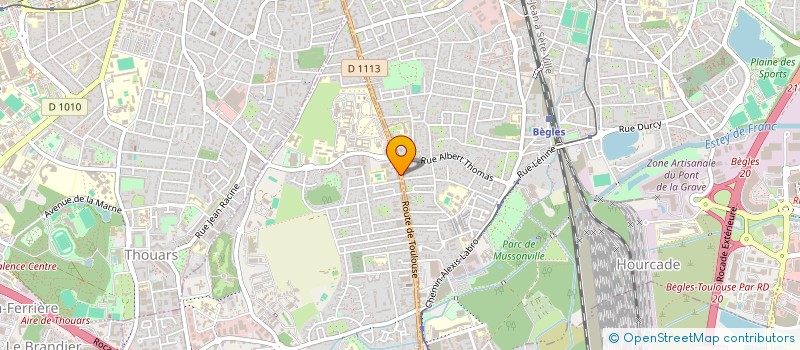 localisation de l'entreprise CROISENS  VILLENAVE-D'ORNON