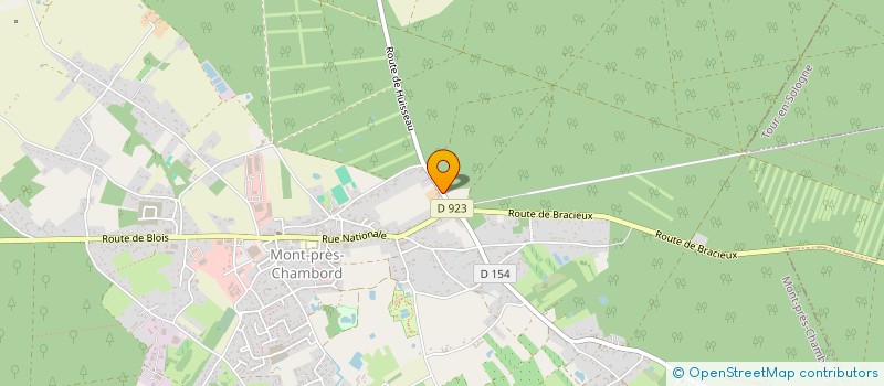 localisation de l'entreprise CROISET  MONT-PRES-CHAMBORD