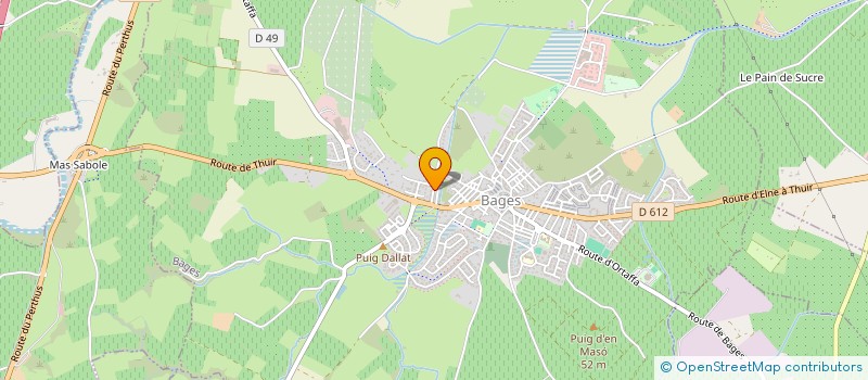 localisation de l'entreprise CROISET IMMO  BAGES