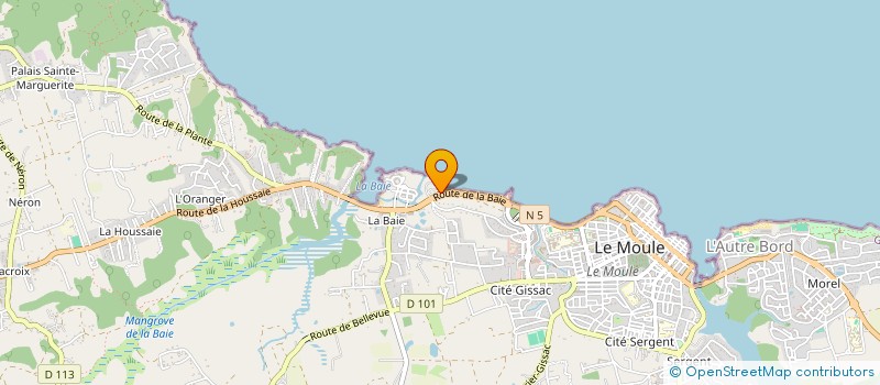 localisation de l'entreprise CROISETTE à LE MOULE
