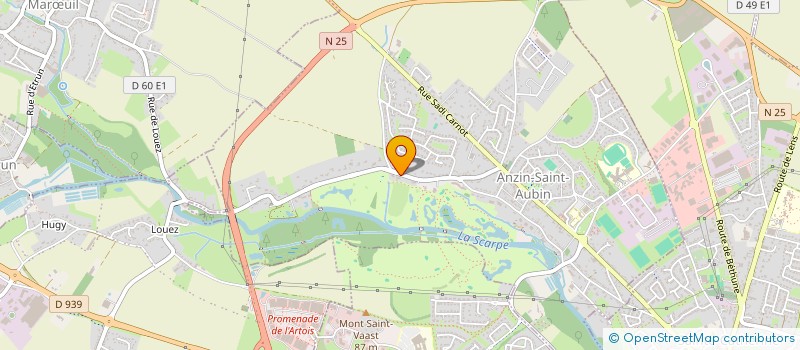 localisation de l'entreprise CROISETTE  ANZIN-SAINT-AUBIN