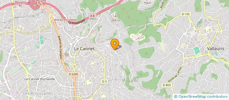 localisation de l'entreprise CROISETTE MANAGEMENT à LE CANNET